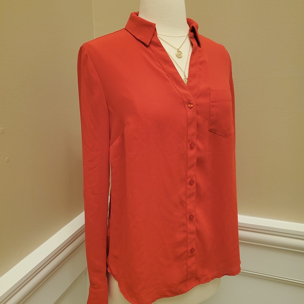Ashton Red Blouse The Limited S